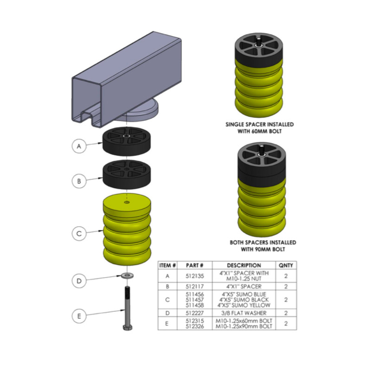 SumoSpring-Zusatzfederung SSR-313-54