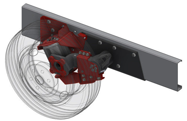 Air suspension for ALKO chassis Dynad Import Export B.V.