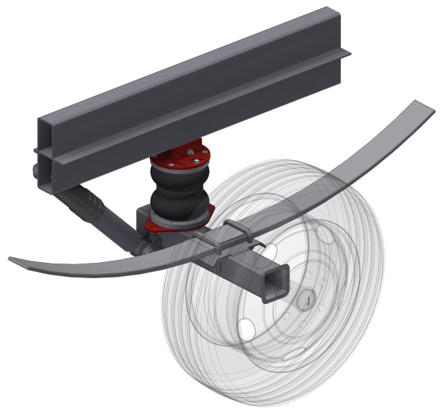 Airsuspension Ford Transit 8" reinforced Dynad Import Export B.V.